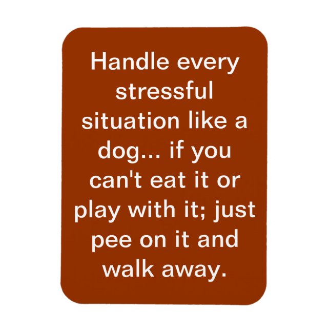 Magnet Flexible chien dire (Vertical)