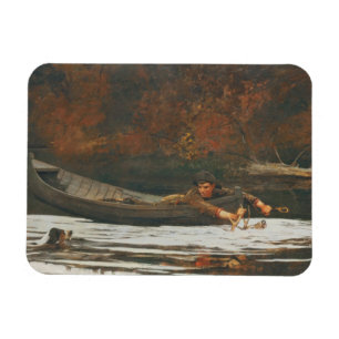 Magnet Flexible Chien et chasseur, 1892 (huile sur la toile)