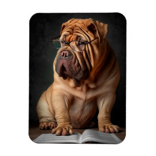 Magnet Flexible Chien Shar Pei Intelligent avec Conception de Livr