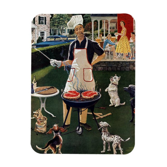 Magnet Flexible Chiens chauds (Vertical)