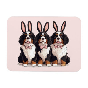Magnet Flexible Chiens de montagne bernois de Pâques
