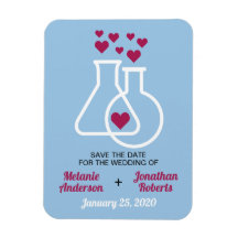 Chimie Moderne Mariage Coeur Enregistrer La Date