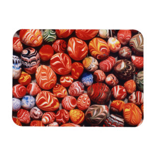 Magnet Flexible Chine, Tombeaux Ming, Souvenirs en Verre Peint
