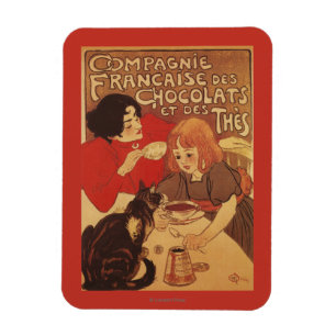Magnet Flexible Chocolat et mère et fille du thé Co