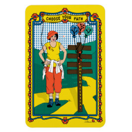 Magnet Flexible Choisissez votre aimant Path_B_4x6 Réfrigérateur