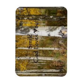 Magnet Flexible Chrétien Sourire Dieu vous aime