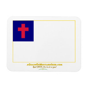 Magnet Flexible Christian Flag personnaliser