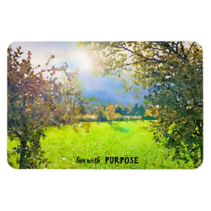 Magnet Flexible Chute de soleil sur le lac des Îles