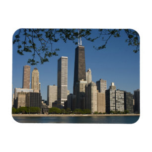 Magnet Flexible Ciel de Chicago et lac Michigan, lac Shore