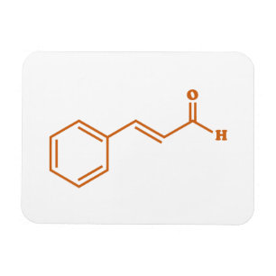Magnet Flexible Cinnamon Cinnamaldéhyde Formule chimique moléculai
