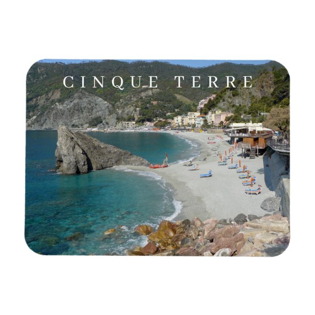 Magnet Flexible Cinque Terre Monterosso voir aimant frigo (Horizontal)