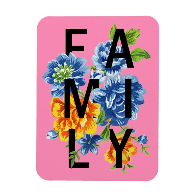 Magnet Flexible Citation de famille florale (Vertical)