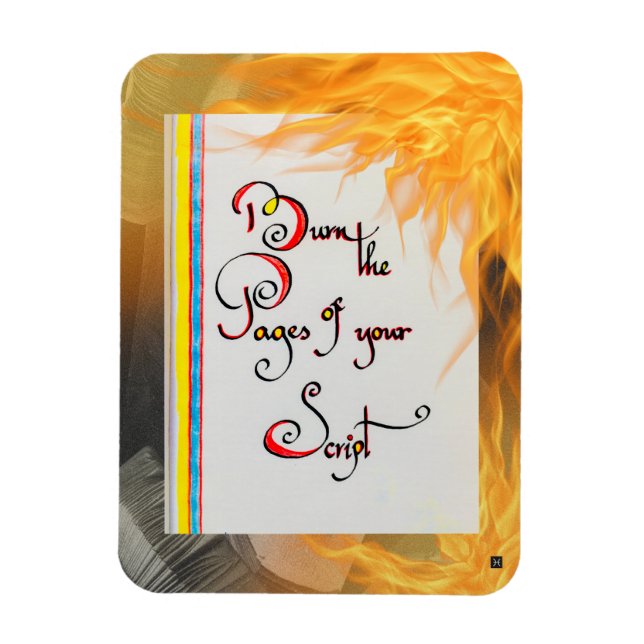 Magnet Flexible Citation inspirante Graver les pages de votre scri (Vertical)