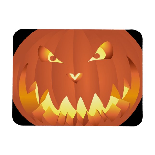 Magnet Flexible Citrouille d'Halloween... (Horizontal)