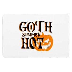 Magnet Flexible Citrouille Souriant Été-Horreur Gothique Chaud