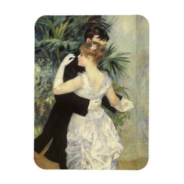 Magnet Flexible City Dance de Pierre Renoir, Art Vintage (Vertical)