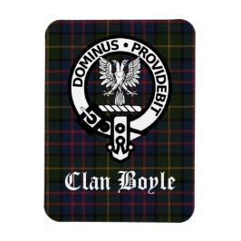 Magnet Flexible Clan Boyle Crest Badge et Tartan