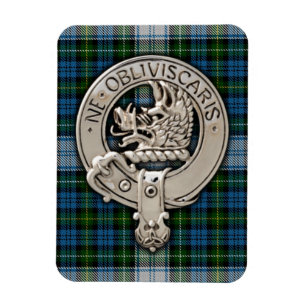 Magnet Flexible Clan Campbell Crest & Dress Tartan