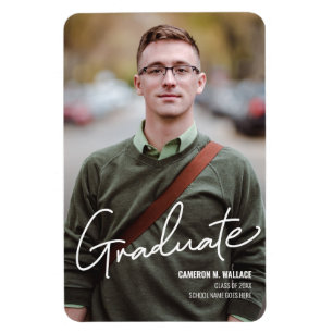 Magnet Flexible Classe de Faire-part photo 2020 Graduation