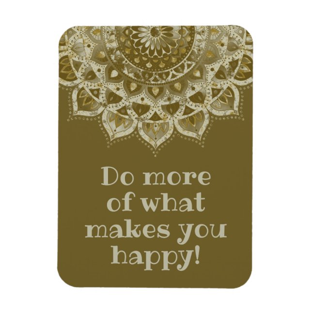 Magnet Flexible Classique Mandala Inde Style 4 (Vertical)