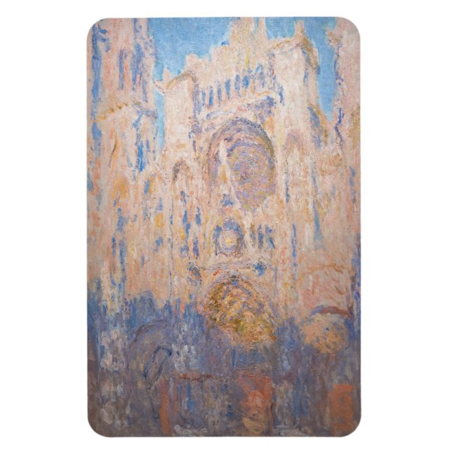 Magnet Flexible Claude Monet - Cathédrale de Rouen au coucher du s (Vertical)