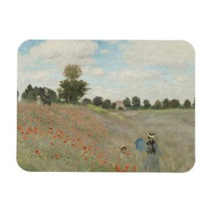Magnet Flexible Claude Monet - Champ de pavot