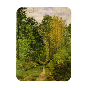 Magnet Flexible Claude Monet Chemin en bois