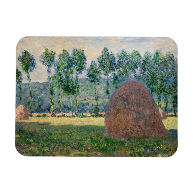 Magnet Flexible Claude Monet - Les magasins d'usine près de Givern (Horizontal)
