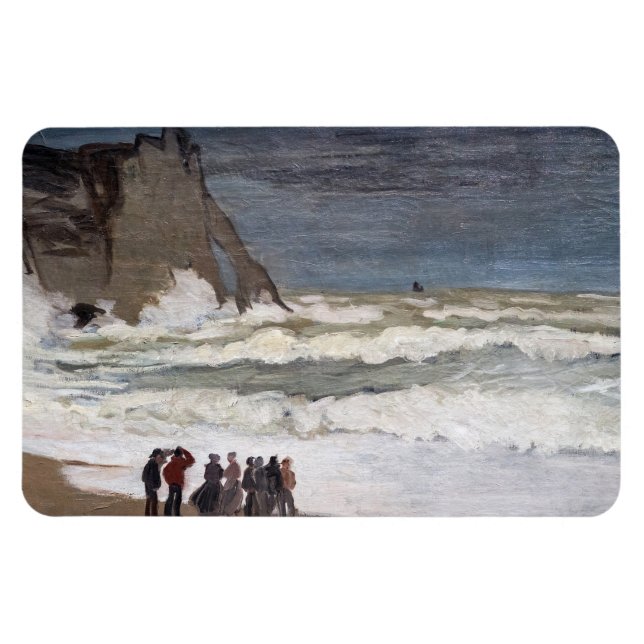 Magnet Flexible Claude Monet - Mer Noire à Etretat (Horizontal)