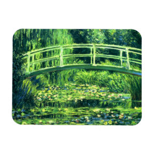 Magnet Flexible Claude Monet : Pont au-dessus d'un étang des