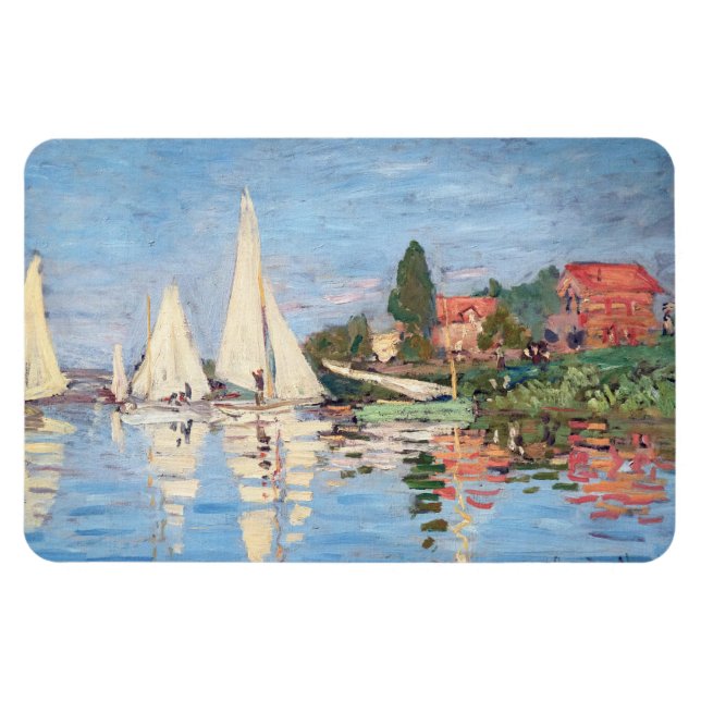 Magnet Flexible Claude Monet - Regattas à Argenteuil (Horizontal)