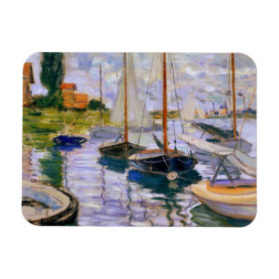 Magnet Flexible Claude Monet - voiliers sur la Seine
