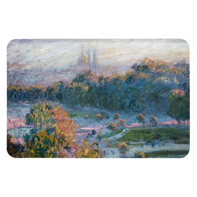 Magnet Flexible Claude Monet - Vue des Tuileries, étude (Horizontal)