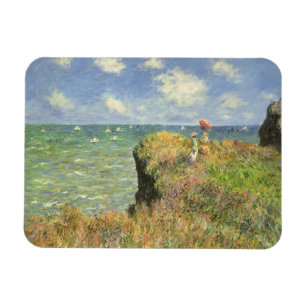 Magnet Flexible Cliff Walk à Pourville par Claude Monet