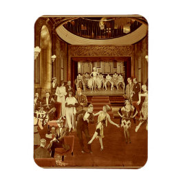 Magnet Flexible Club de nuit Art déco Puzzle