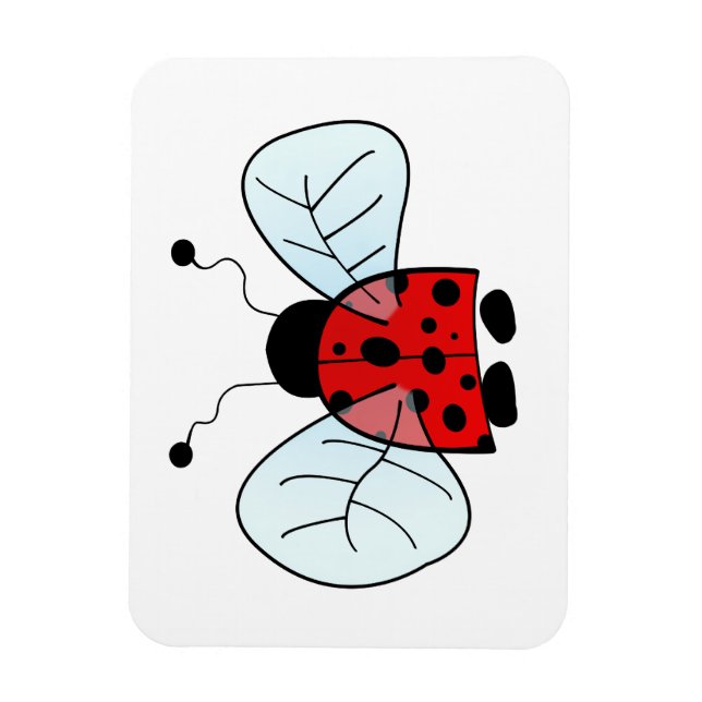 Magnet Flexible Coccinelle (Vertical)