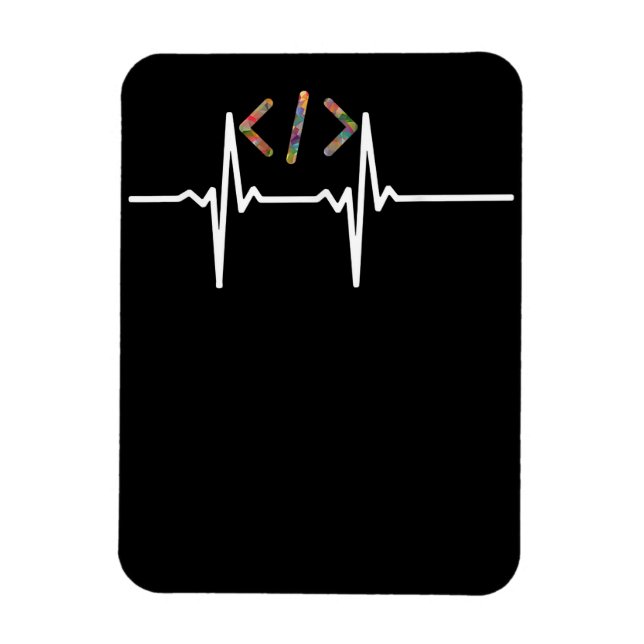 Magnet Flexible Coders Funny | Codage du programmeur de logiciel i (Vertical)