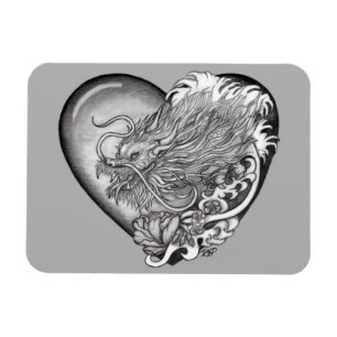 Magnet Flexible Cœur de dragon