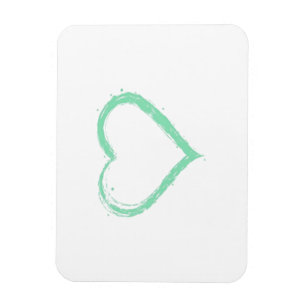 Magnet Flexible Cœur Vert Essentiel