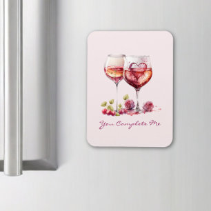 Magnet Flexible Coeurs modernes mignons Rouge Valentines Jour Anni