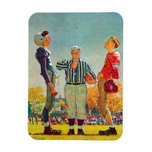 Magnet Flexible Coin Toss by Norman Rockwell