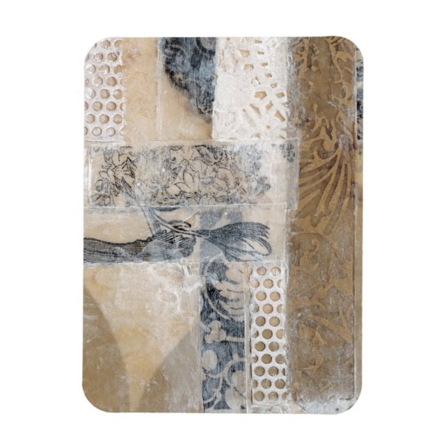 Magnet Flexible Collage de dentelle I (Vertical)