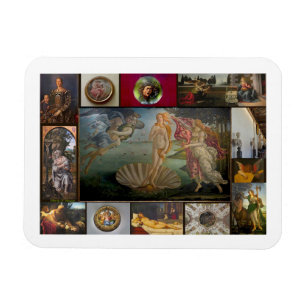 Magnet Flexible Collage de la Galerie des Offices