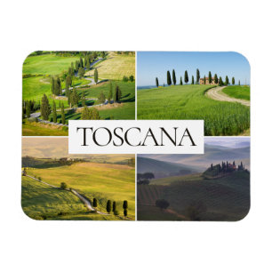 Magnet Flexible Collage de photo de voyage de paysages de la