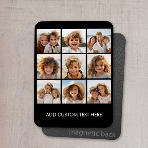 Magnet Flexible Collage de photo d'Instagram avec 9 photos