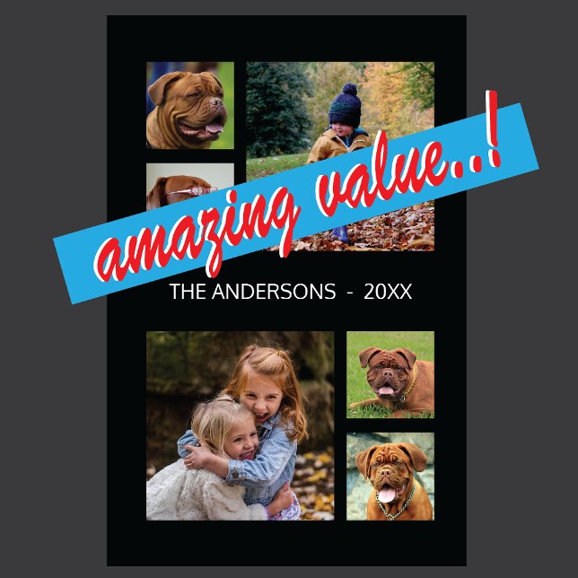 Magnet Flexible Collage de photos de famille s'amuser Fab Monogram (Créateur téléchargé)