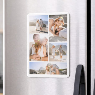 Magnet Flexible Collage de photos romantiques de plage