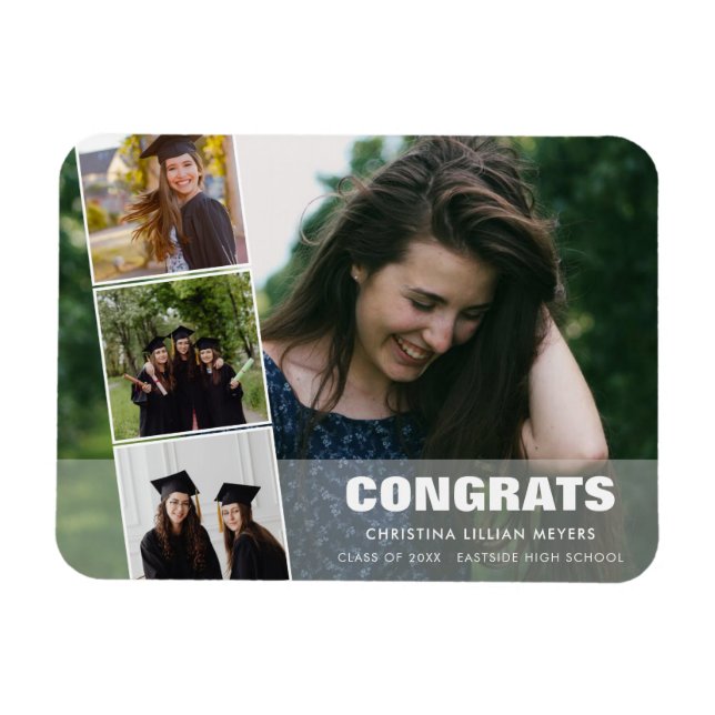 Magnet Flexible Collage de quatre GRATS de licence photo (Horizontal)