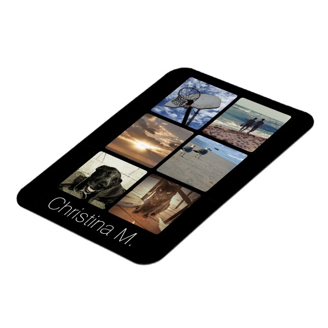 Magnet Flexible Collage d'images multiphoto personnalisé (Côté Gauche)