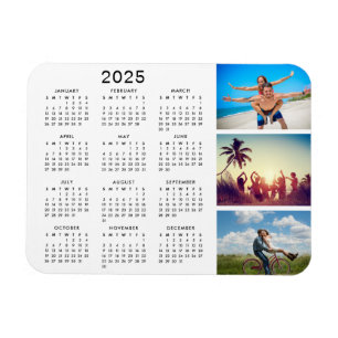 Magnet Flexible Collage photo mémorable personnalisé Calendrier 20